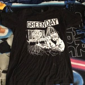 Green Day black short-sleeve tee